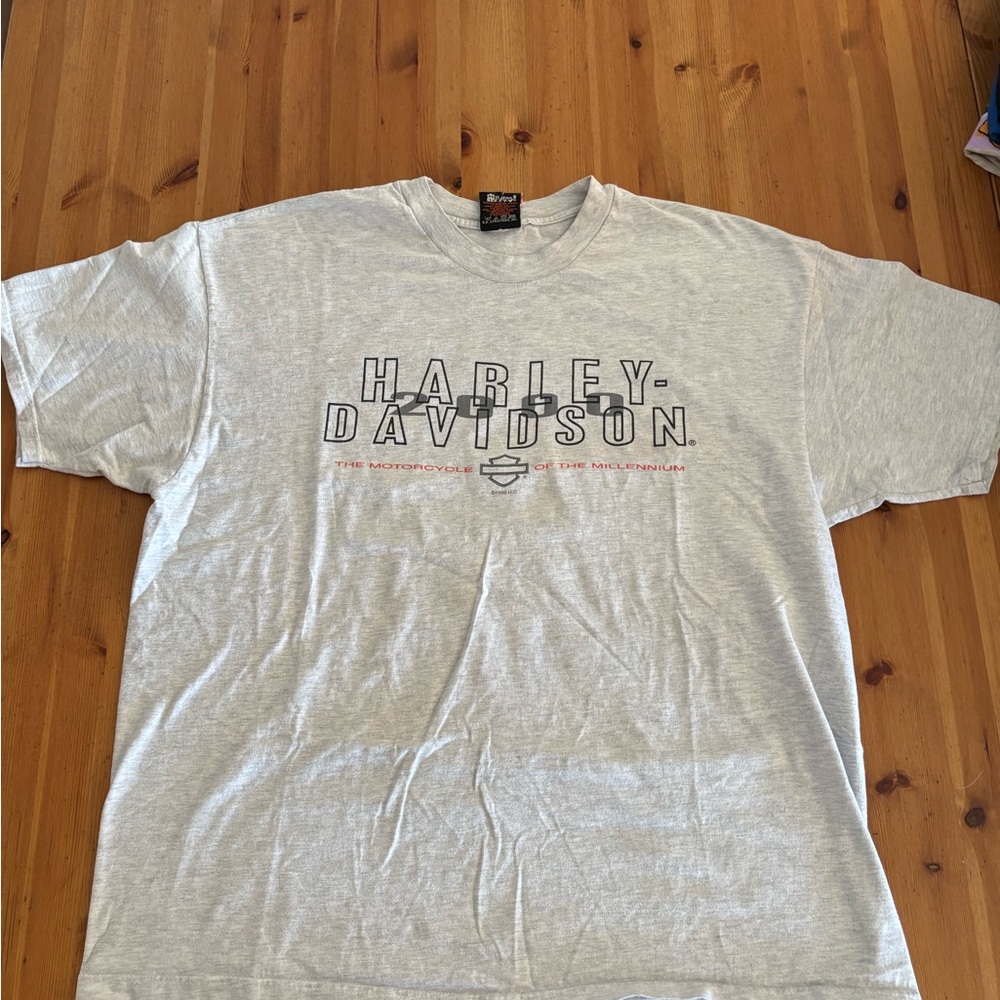 Harley-Davidson Light Gray Short Sleeve Tee
